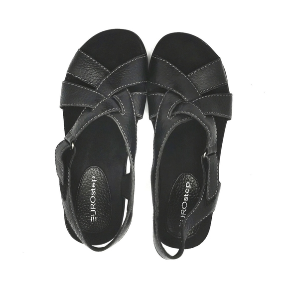 SIZE 6.5M EUROstep Leather Sandals EUC - Picture 1 of 5